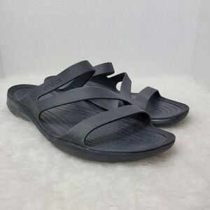 Crocs Kadee II Women's Size 11 Black Strappy Sandals